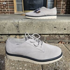 TOMS Men's Light Gray Oxfords